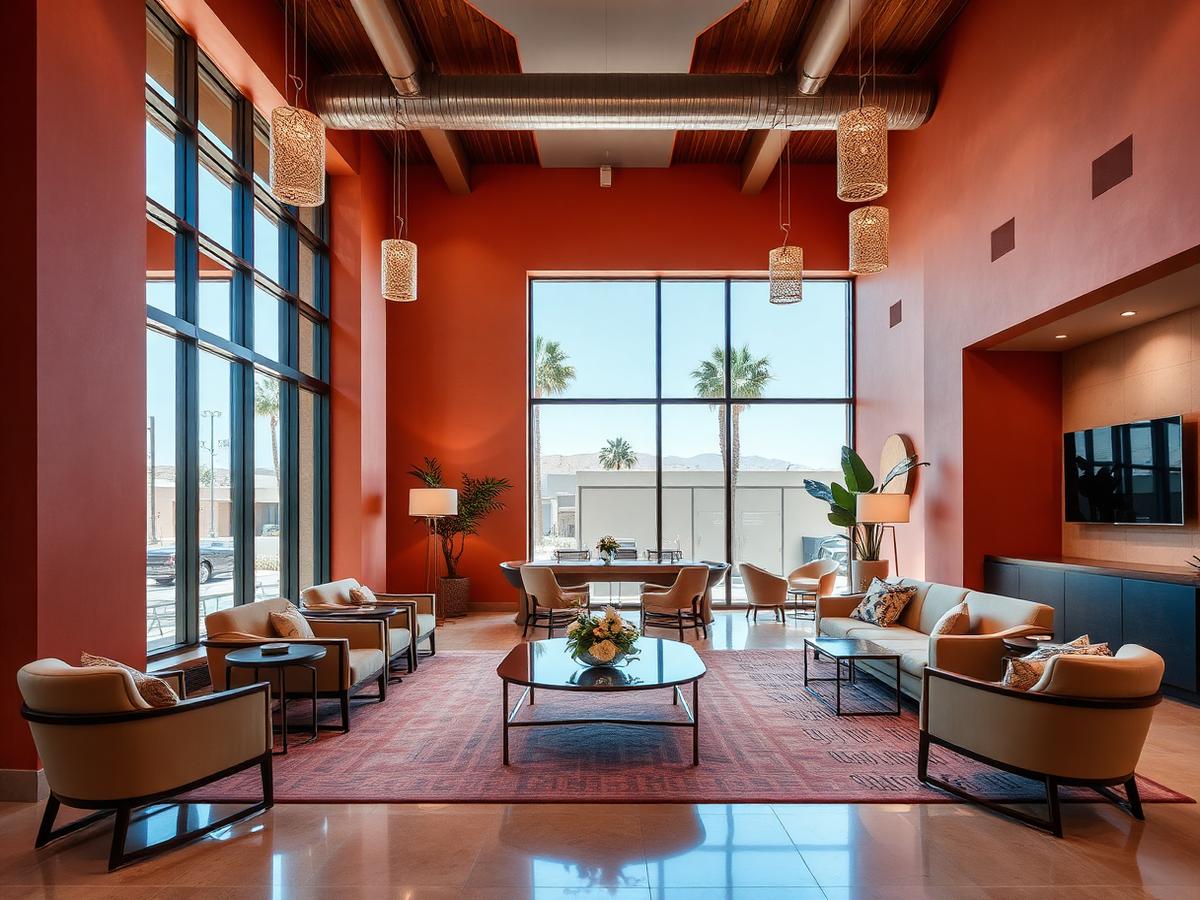 Commercial interior design in Palm Springs by Nicole
